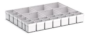 24 Compartment Box Kit 100mm High x 650W x 525D drawer Bott Drawer Cabinets 525 Depth with 650mm wide full extension drawers 51/43020758 Cubio Plastic Box Kit EKK 65100 24 Comp.jpg